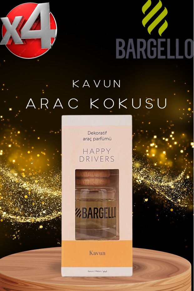 4 Adet Kavun Araba Kokusu 8 ML - 1