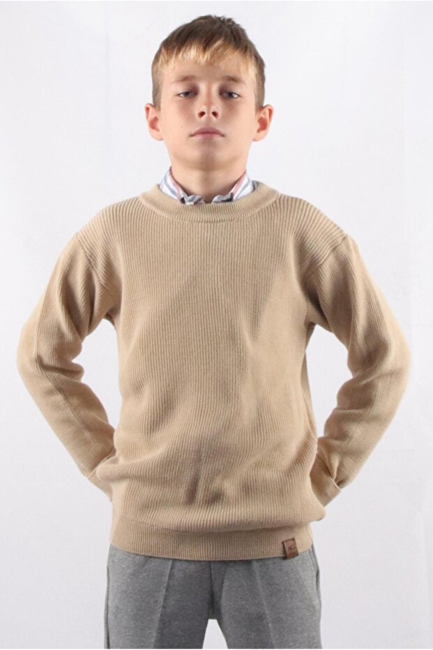 Crew Neck Knitwear Sweater (C23-7100)