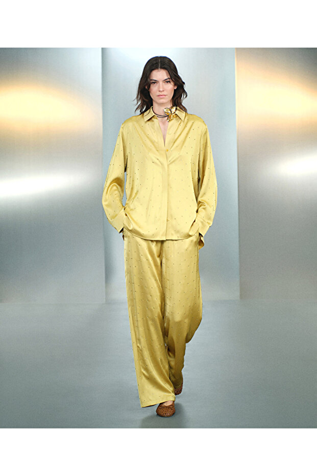 Hotfix baskılı pantolon - 1