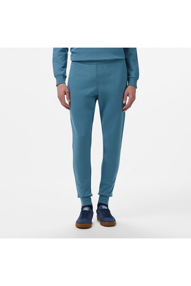 Erkek Slim Fit Organik Pamuk Mavi Eşofman Altı - 2