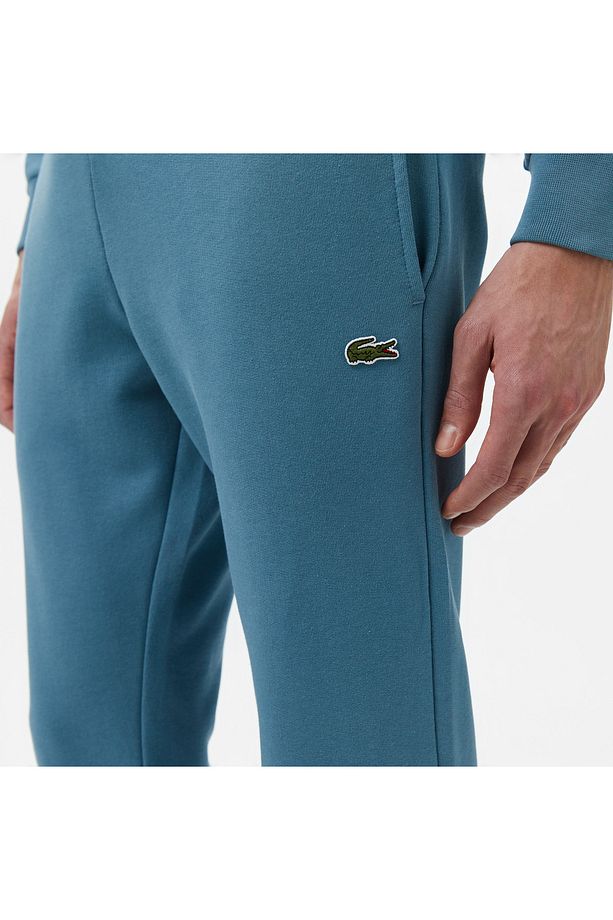 Erkek Slim Fit Organik Pamuk Mavi Eşofman Altı - 5