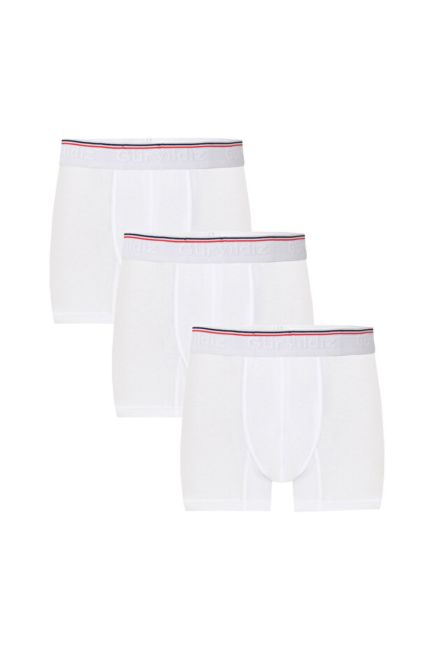 Men's 3-Pack Cotton Lycra Flexible Fabric Boxers