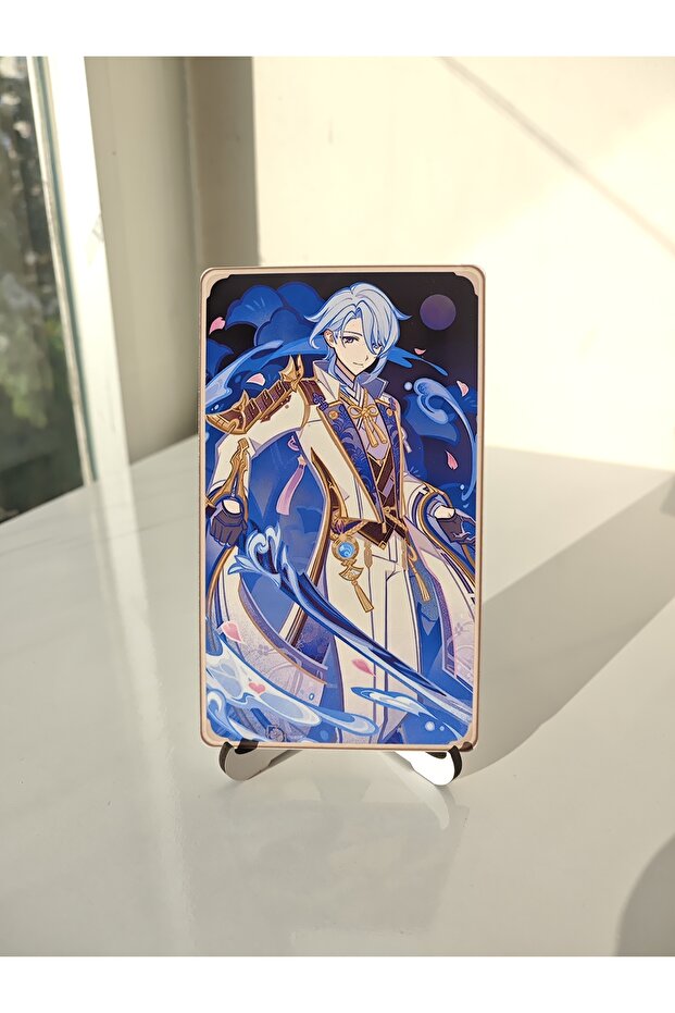 Genshin Ayato Metal Collection Card 2 (6,5 X 11,5 cm) (1 Unit)