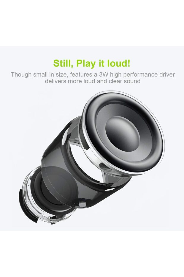 مكبر صوت بلوتوث محمول صغير A106Pro (أسود) - 4