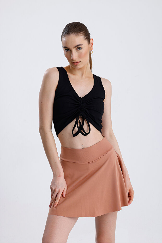 V Yaka Büstiyer Crop - 7