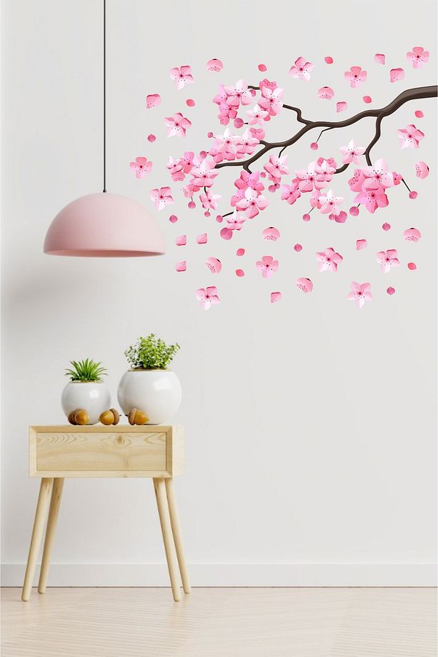 Sonbahar Yaprakları Temalı 70 X 120 Cm Salon Ve Mutfak Uyumlu Duvar Sticker Seti - 1