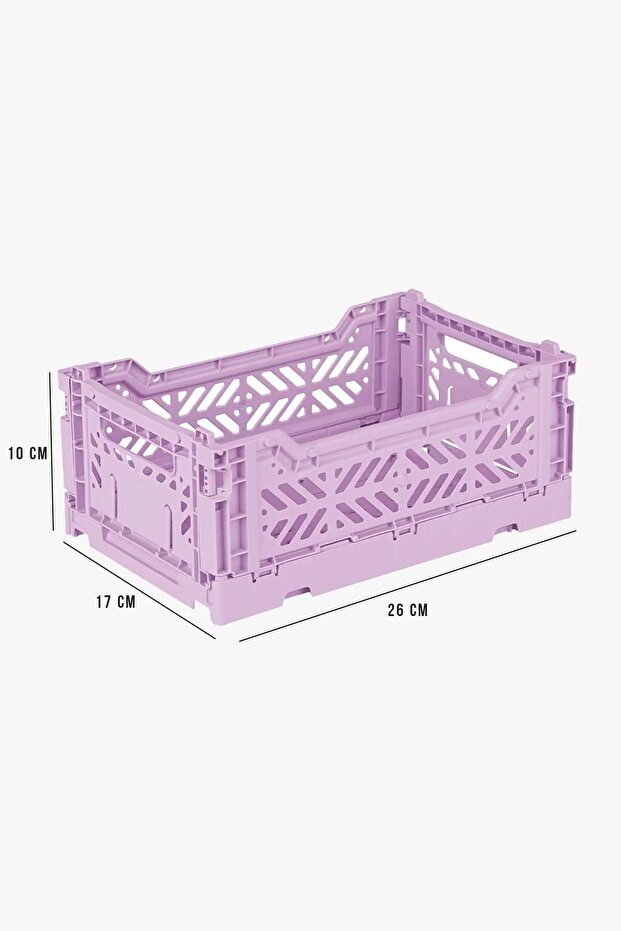 Folding Case Foldable Plastic Storage Box - Practical and Durable 4 Lt - 3