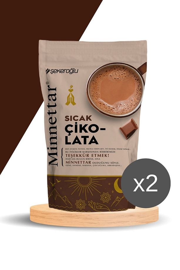 Minnettar Sıcak Çikolata 2 X 200 gr ( 2 Paket ) - 3