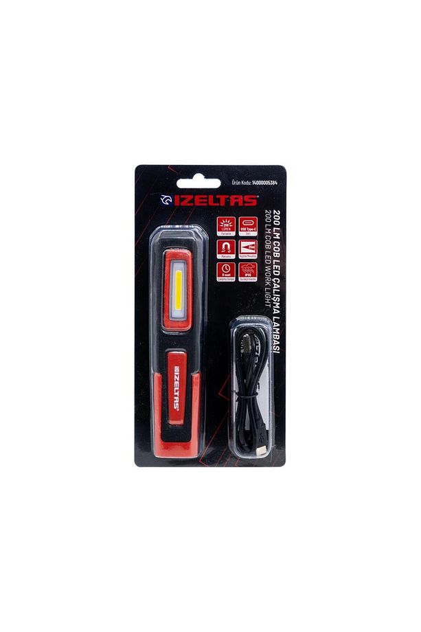 İzeltaş COB LED Şarjlı Küçük Boy Çalışma Lambası 200 lm - 8
