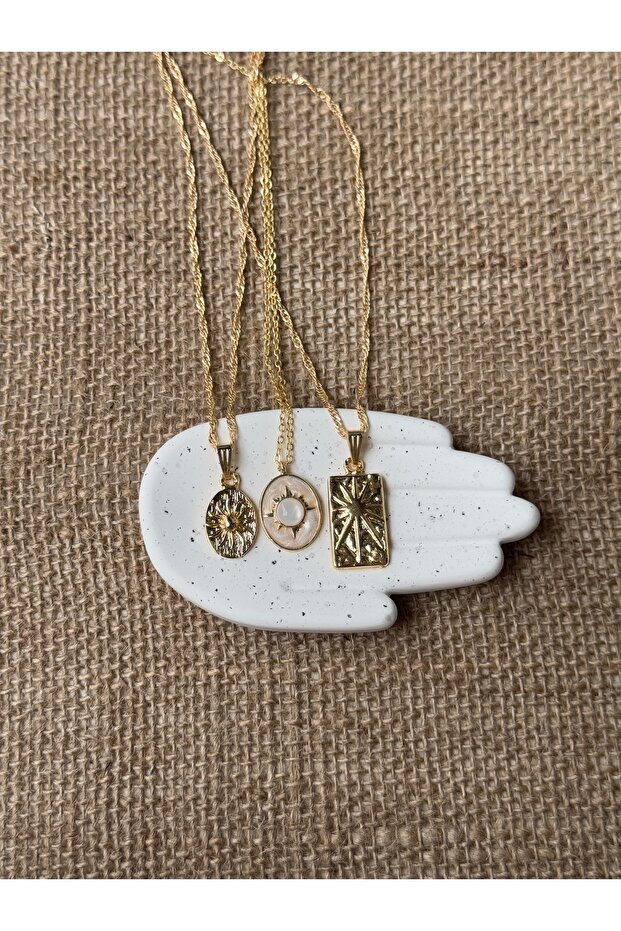 Kadın 3lü Set Kolye - 6