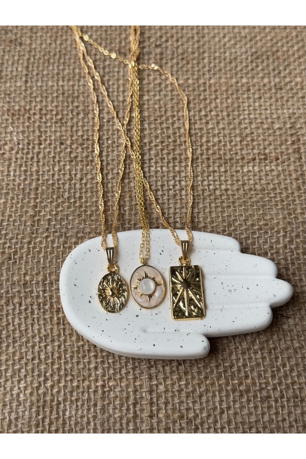 Kadın 3lü Set Kolye - 2