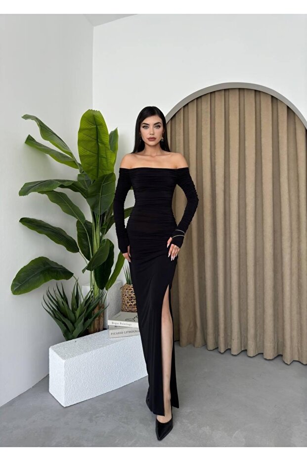 Vasco Madonna Drapeli Elbise - 3