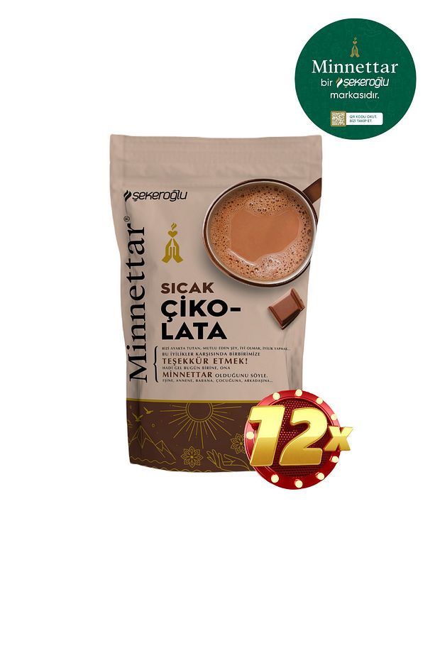 Minnettar Sıcak Çikolata 12 X 200 gr ( 12 Paket ) - 4