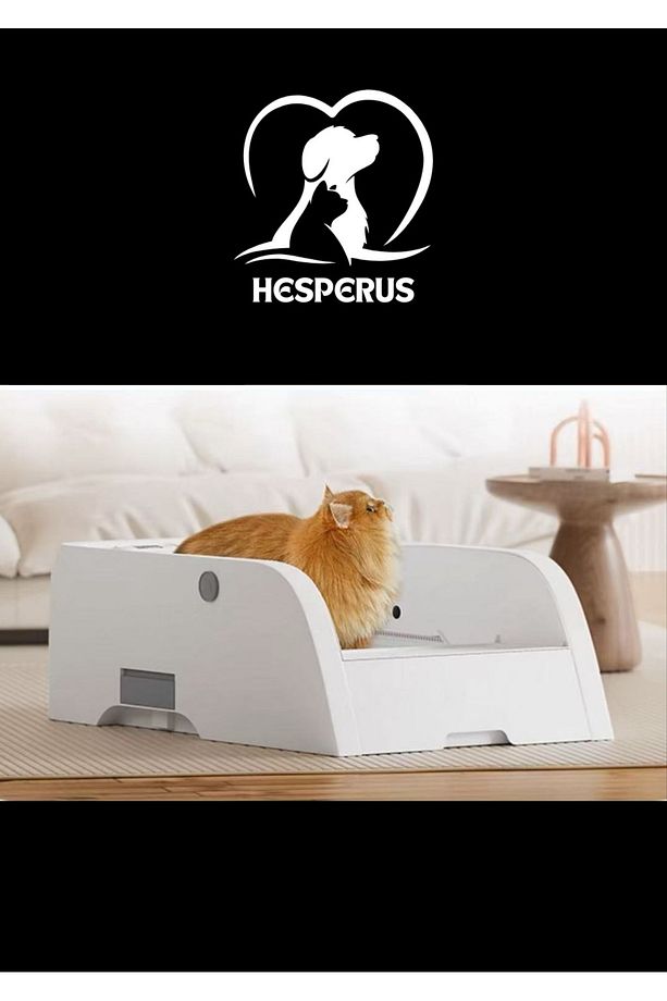 Akıllı Otomatik Kedi Tuvaleti, App, Kamera & Ses Takipli, Sensörlü Güvenlik & Kilo Ölçer - 7