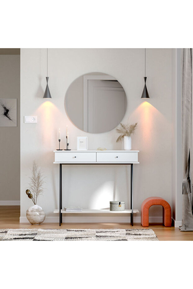 Elite Ayna - Siyah 77x77x2 cm - 1