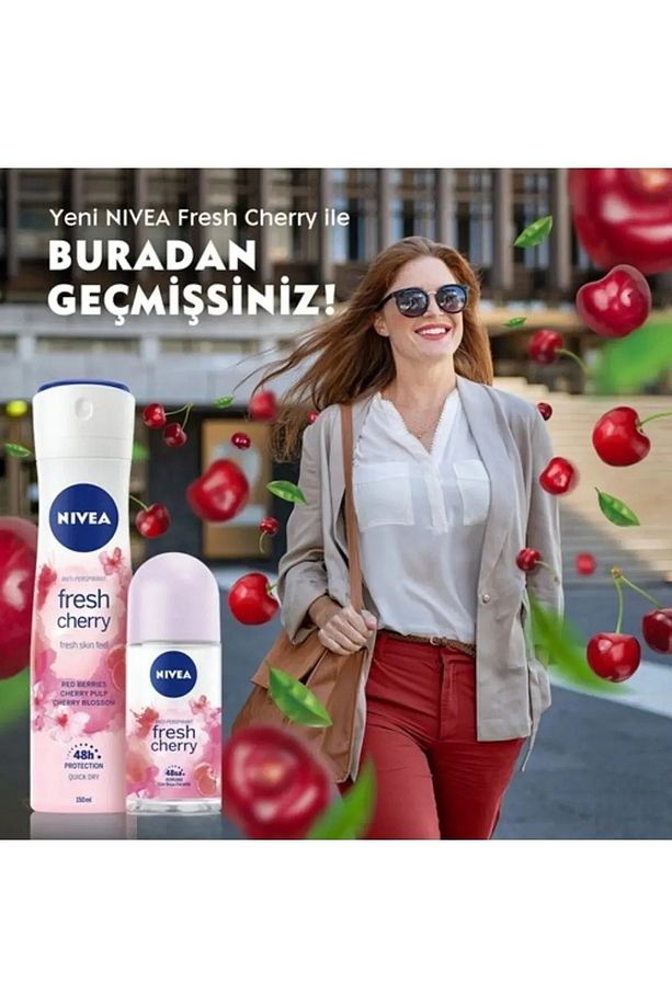 Kadın Sprey Deodorant Fresh Cherry 150ml X2 Adet - 4