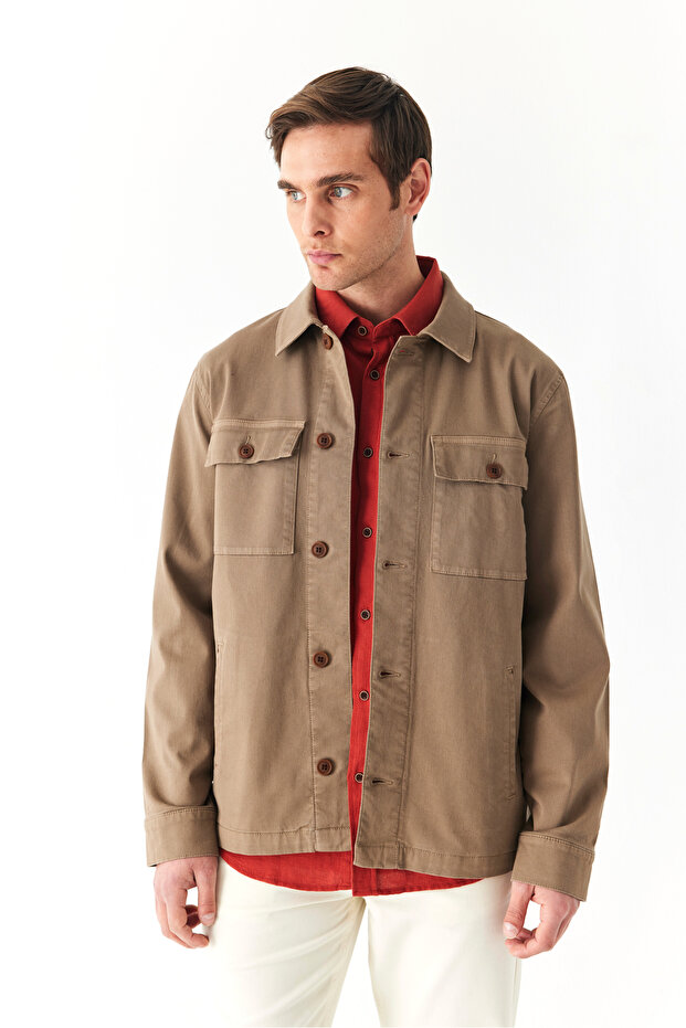 سترة كاجوال بأزرار متعددة الجيوب - 3