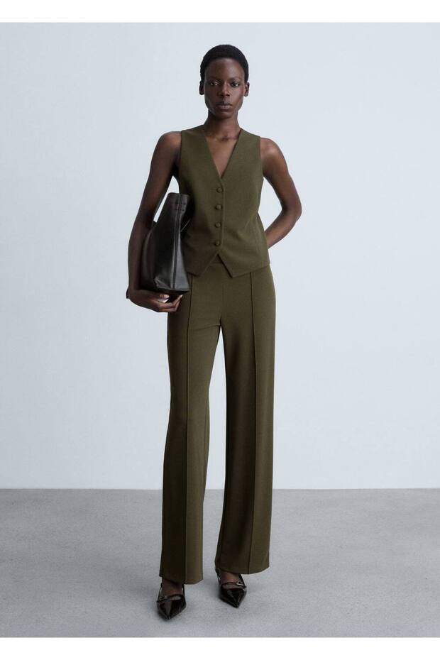 Düğmeli takım yelek - 2