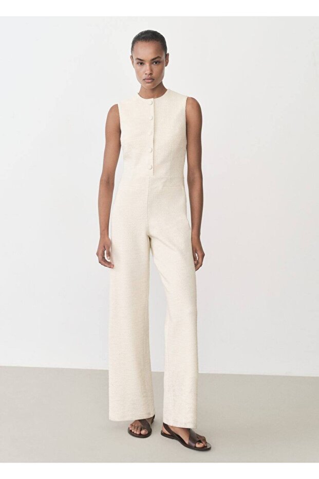 Düğmeli tüvit tulum - 2