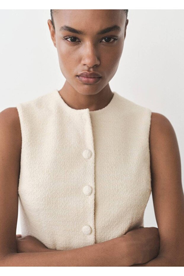 Düğmeli tüvit tulum - 7