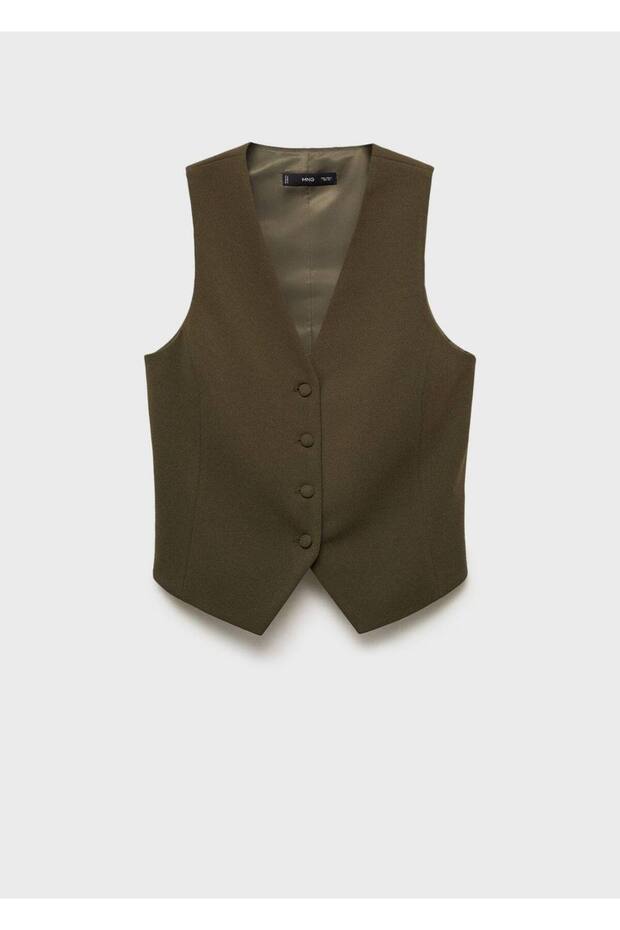 Düğmeli takım yelek - 3