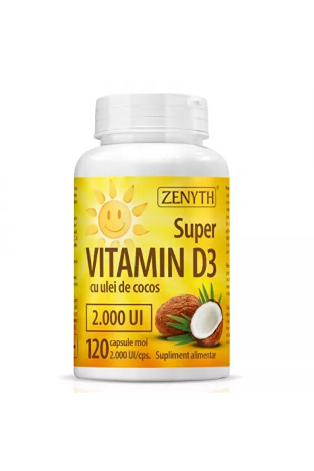 Supervitamina D3 2000ui 120 Cps - 1