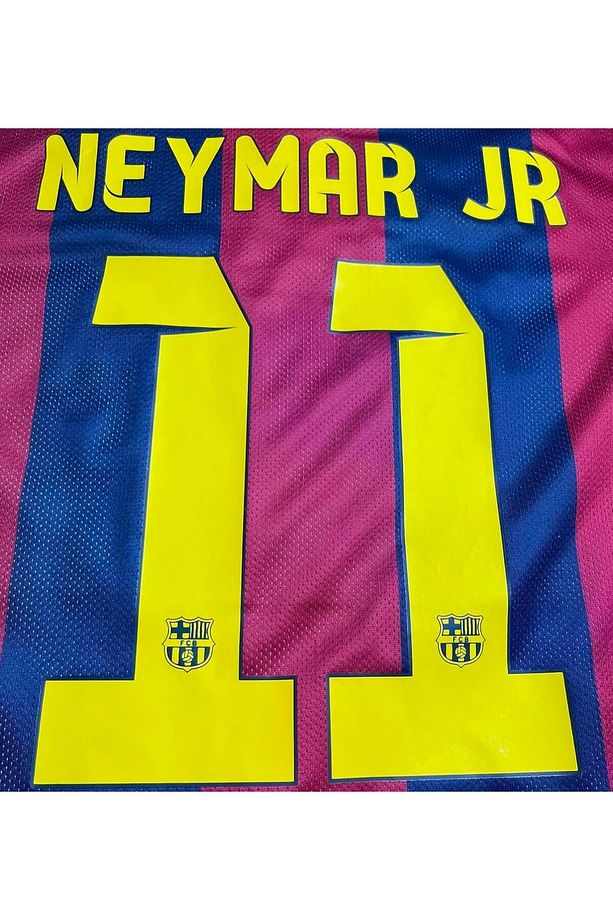 F.c B.a.r.c.e.l.o.n.a 2015 Şampiyonlar Ligi Finali NEYMAR JR.  Nostalji Forması - 3