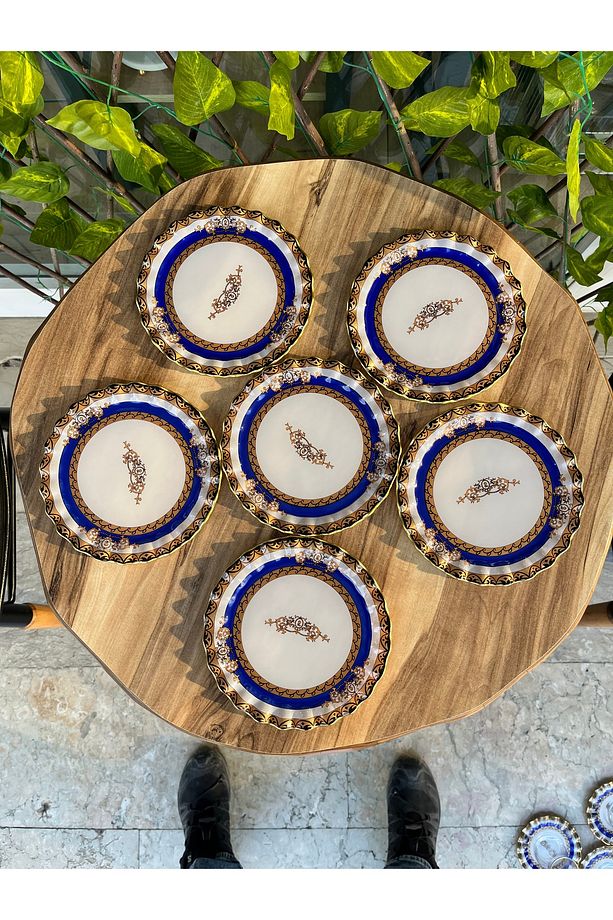 Gürcüglass taç model tatlı tabağı - 1