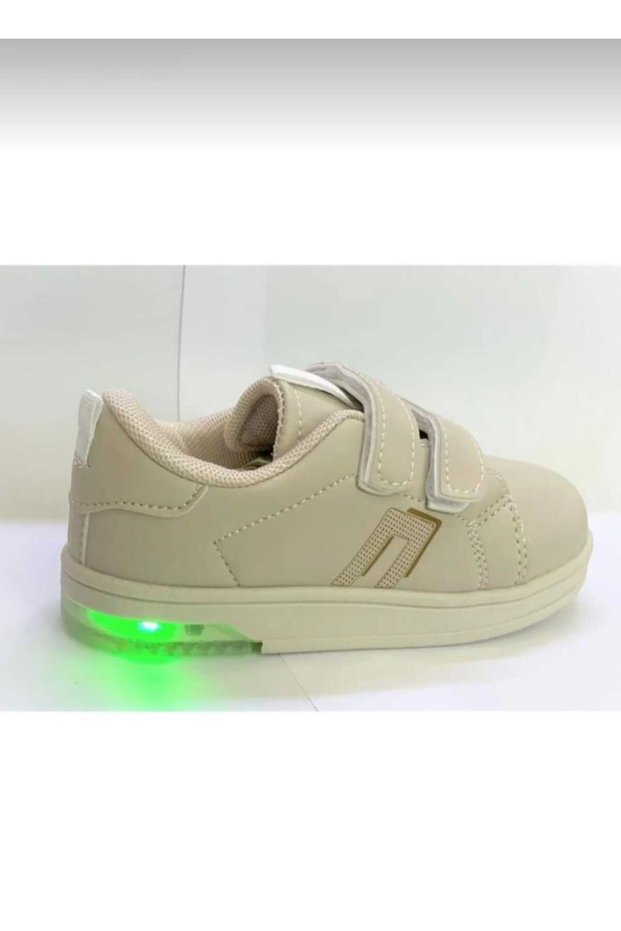 Unisex Sneaker Flexible Comfortable Mold Children's Sports Shoes Full Mold Orthopedic Daily Shoes Beige