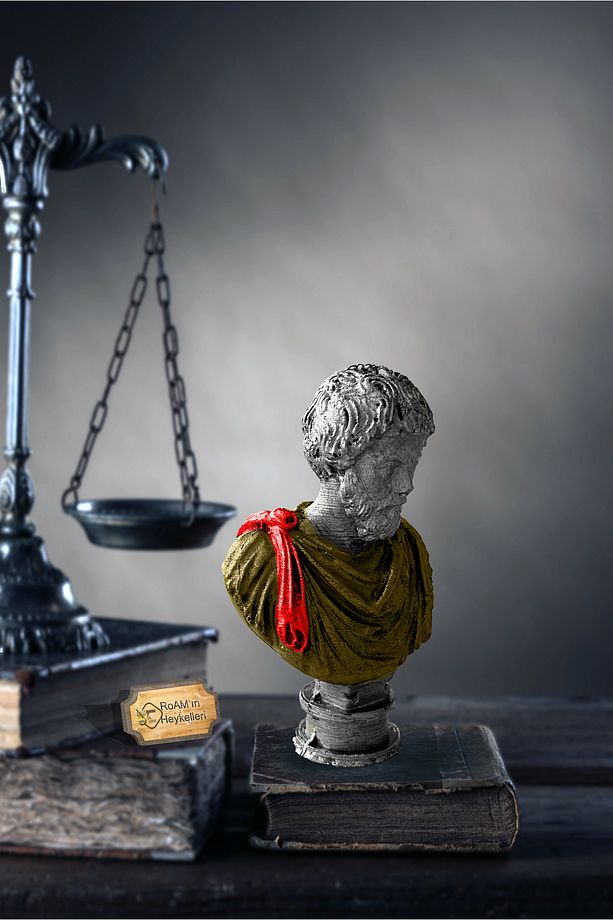 Marcus Aurelius Büstü Biblo – Stoacı Felsefenin Zamansız Simgesi - 5