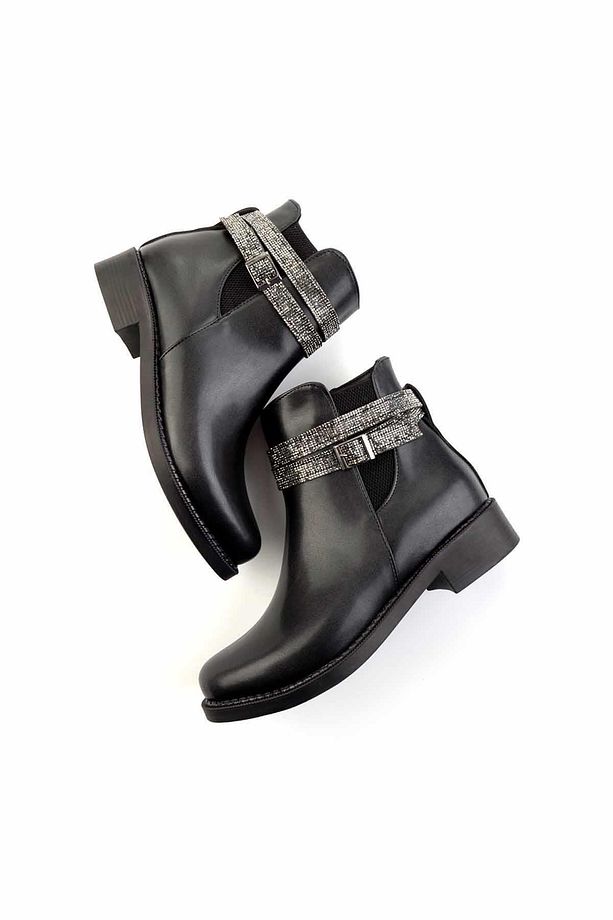 Siyah  Kadın Bot & Bootie K02156201409 - 2
