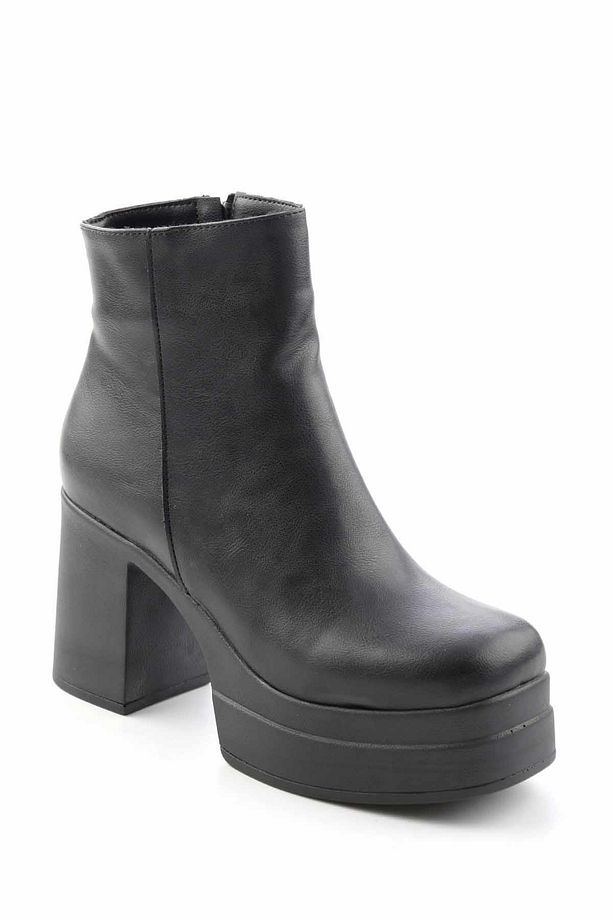 Siyah Kadın Bot & Bootie K02189600109 - 3