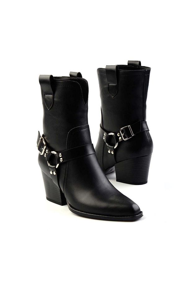 Siyah  Kadın Bot & Bootie K02055014009 - 2