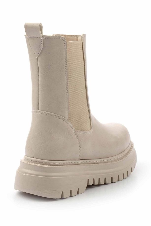 Bej Kadın Bot & Bootie K02129051509 - 4