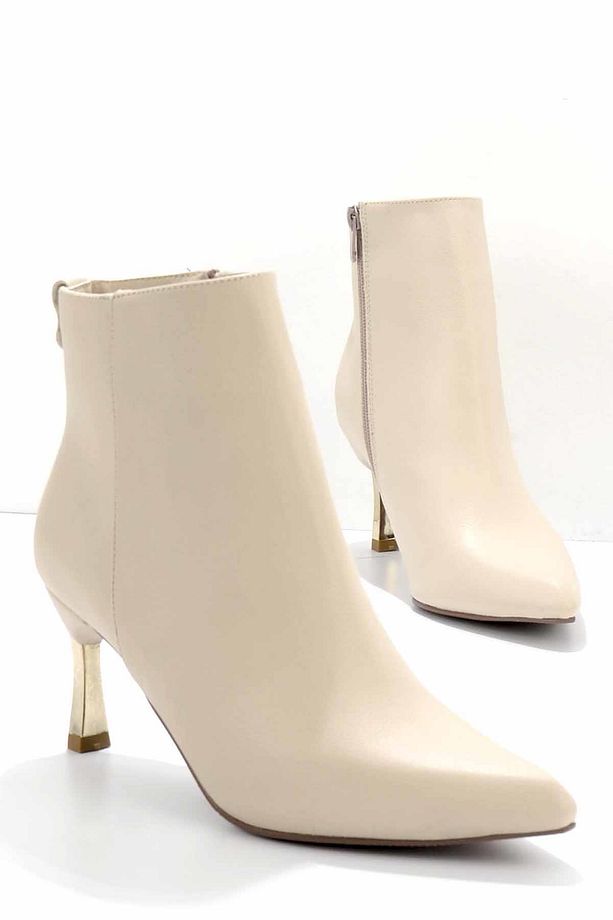 Bej Kadın Bot & Bootie K02189013009 - 2