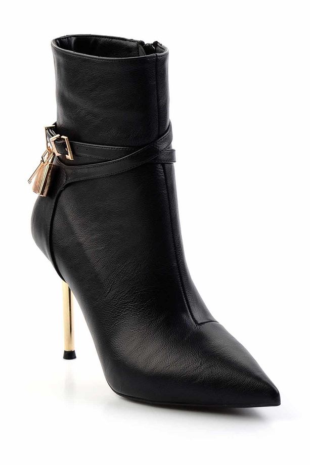 Siyah  Kadın Bot & Bootie K02209031809 - 3