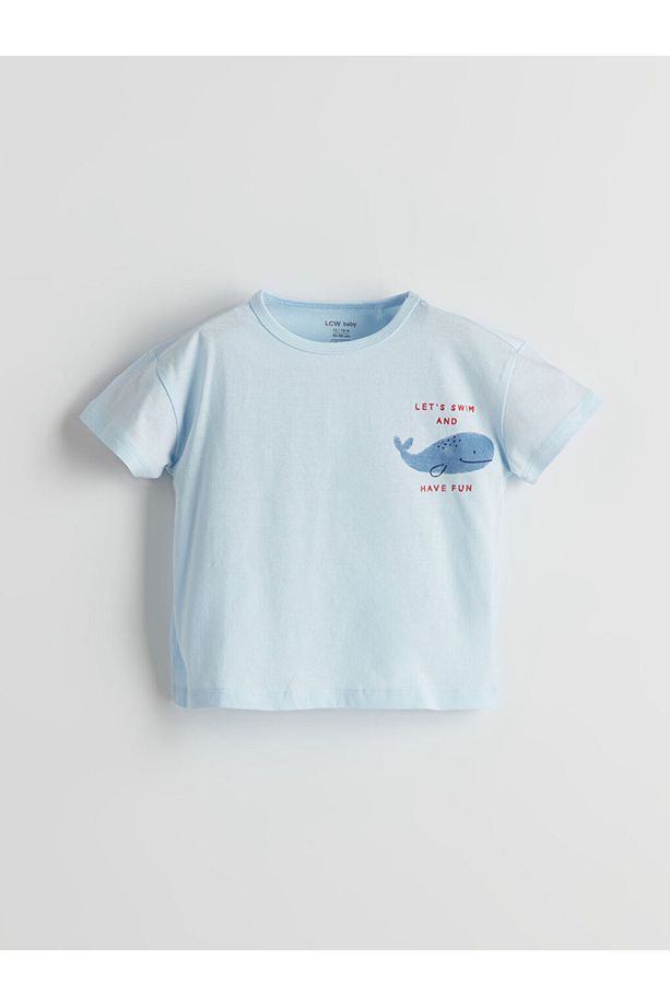 LCW baby Baskılı Erkek Bebek Şortlu Pijama Takımı - 2