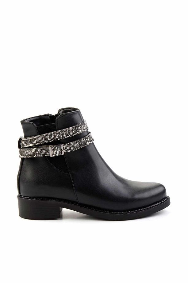 Siyah  Kadın Bot & Bootie K02156201409 - 1