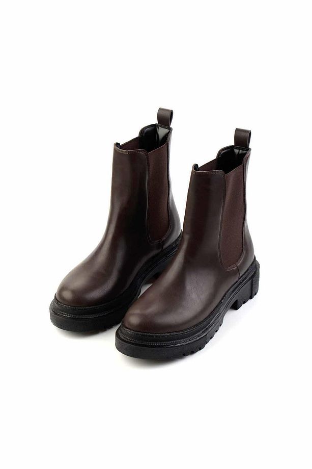 Siyah Kahve   Kadın Bot & Bootie K02671407009 - 2