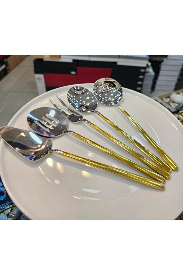 5 Parça Lüks Servis Seti - 3