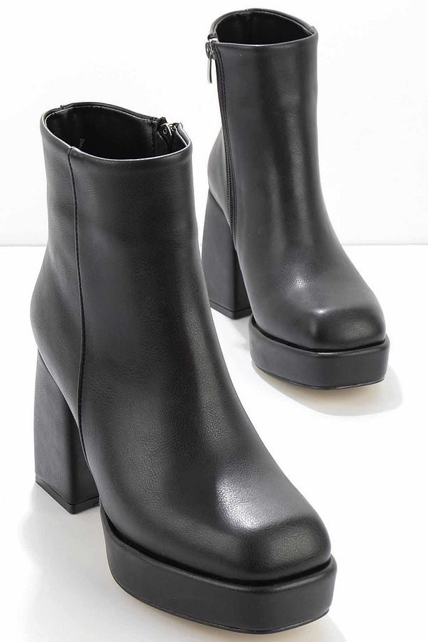 Siyah Kadın Bot & Bootie K02792060009 - 2