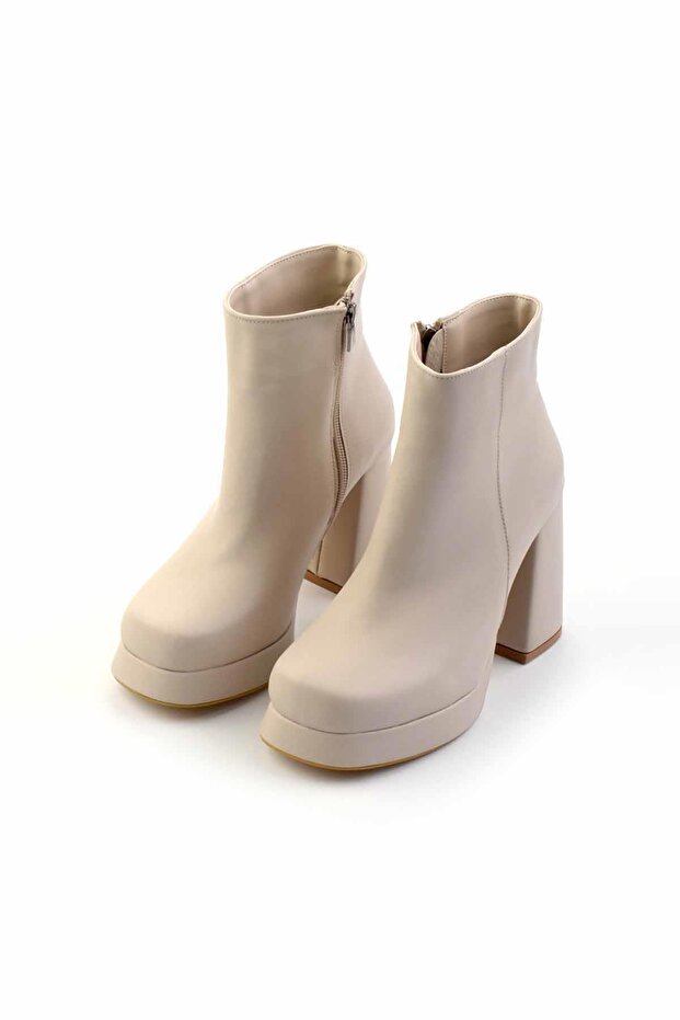 Bej  Kadın Bot & Bootie K02823053009 - 2