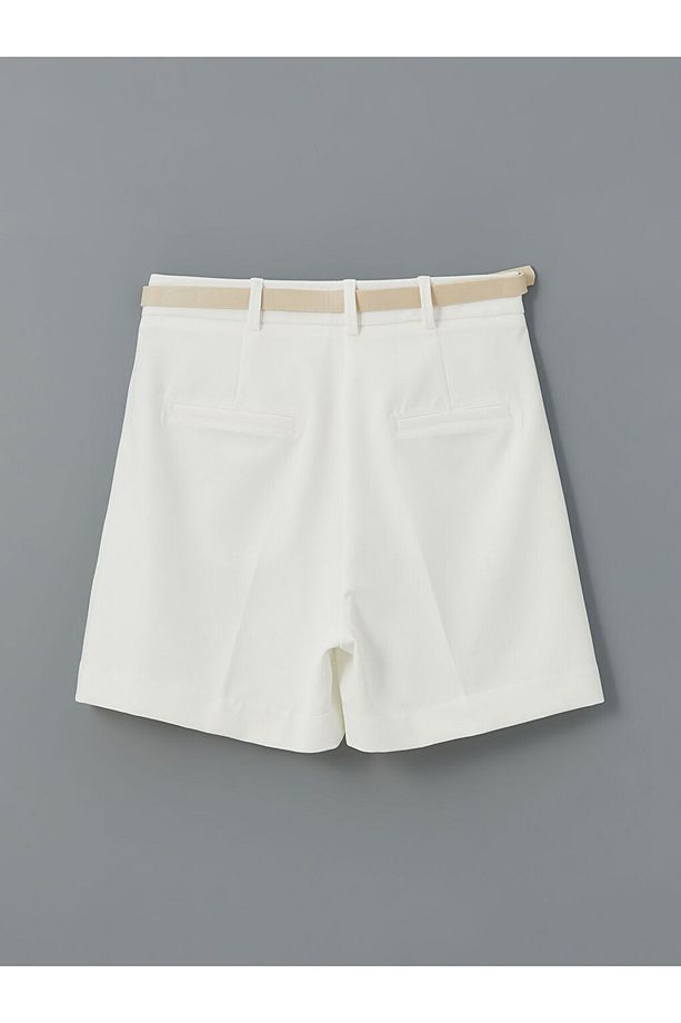 LCW Vision Beli Kemerli Loose Fit Kadın Şort - 6