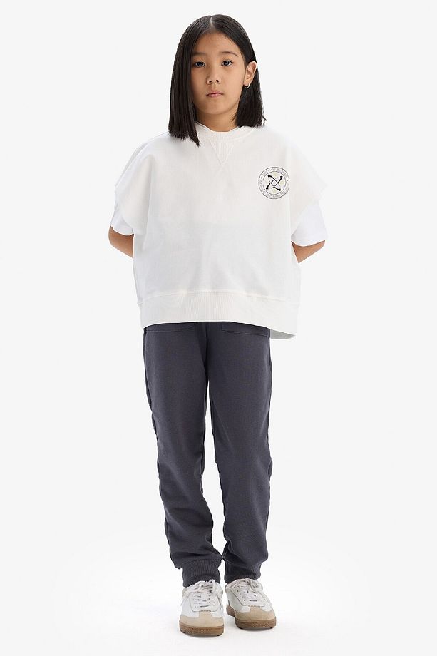 Kız Çocuk  Esnek Belli Jogger Eşofman Altı D9623A825SP - 2