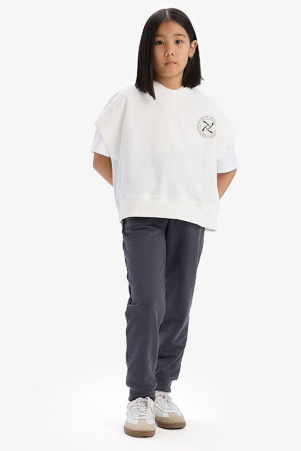 Kız Çocuk  Esnek Belli Jogger Eşofman Altı D9623A825SP - 3