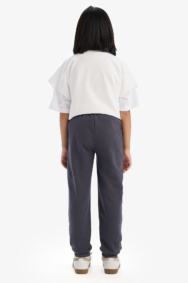 Kız Çocuk  Esnek Belli Jogger Eşofman Altı D9623A825SP - 7