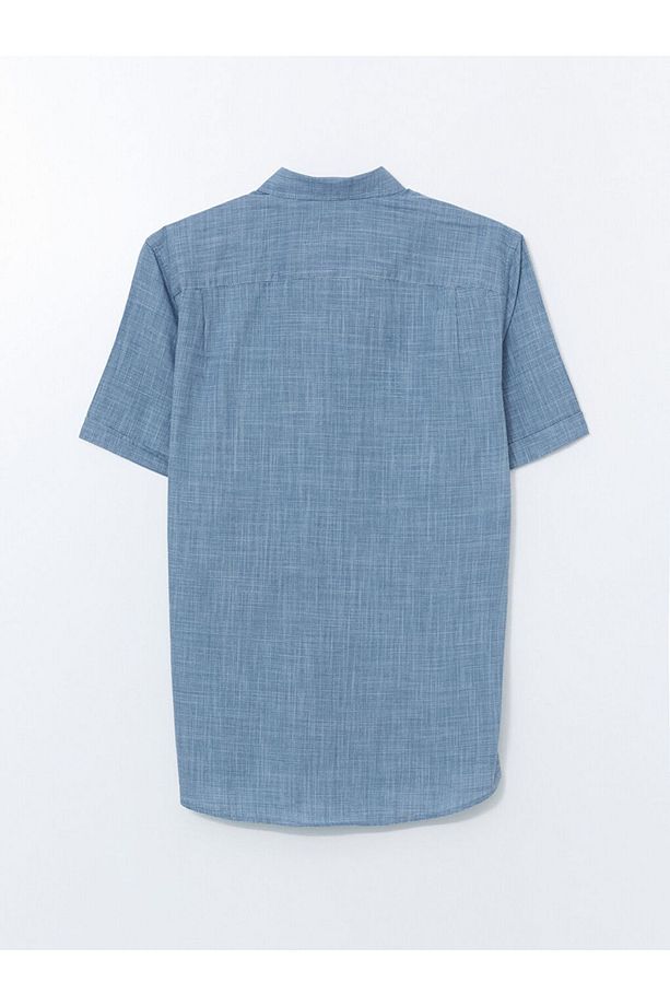 LCWAIKIKI Classic Regular Fit Kısa Kollu Poplin Erkek Gömlek - 2