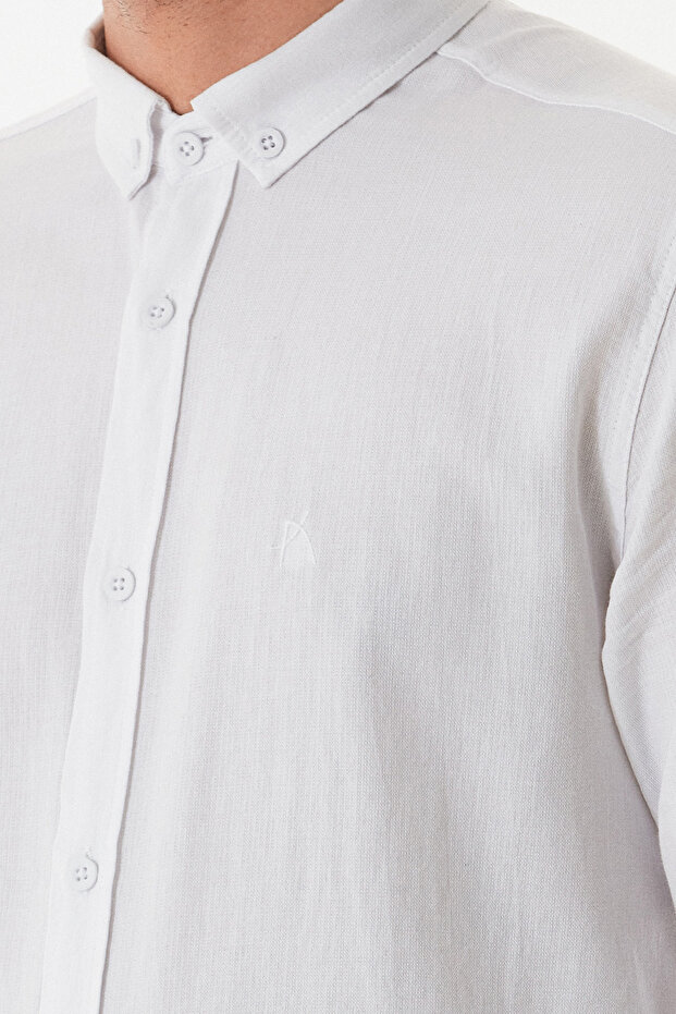 Basic Düğmeli Gömlek - 5