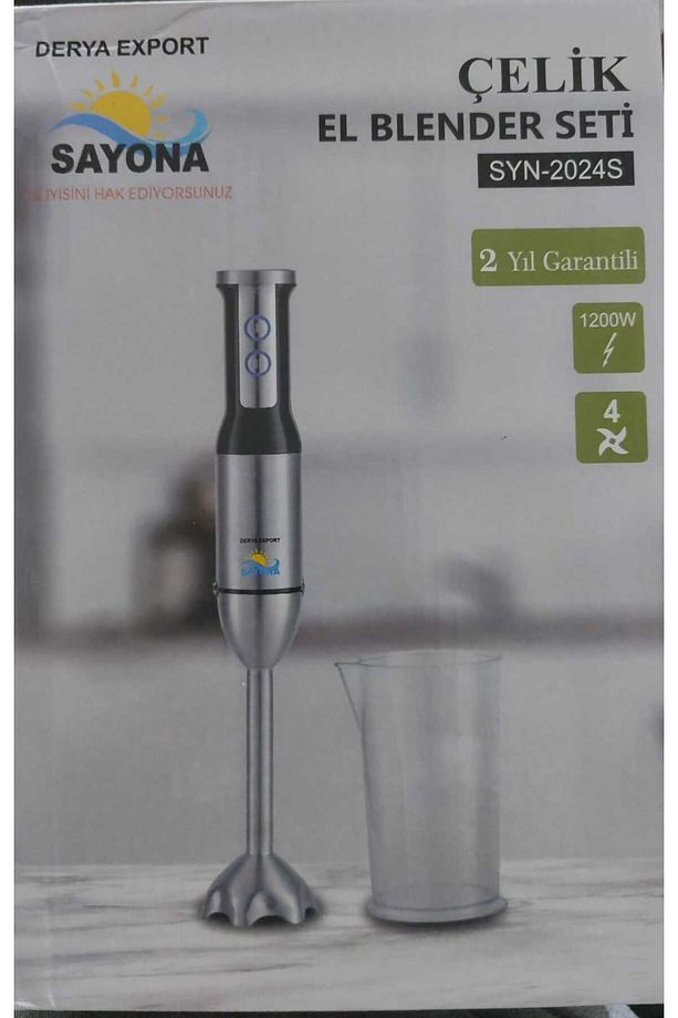 SYN-2024S 1200W El Blender Seti
Anasayfa
Mutfak - 1
