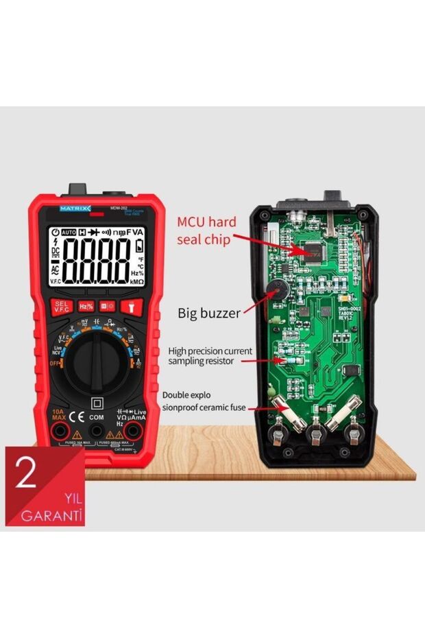 MDM-202 Dijital TRMS Multimetre - 3